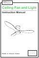 Vonluce CFN-42WD-BF Instruction Manual