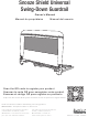 Evolur Snooze Shield Universal Swing-Down Guardrail Owner's Manual