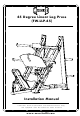 MUSCLE D FW-LLP-45 Installation Manual