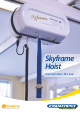 Sunrise Medical SYMMETRIKIT Skyframe Hoist Instructions For Use Manual
