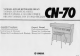 Yamaha CN-70 Owner's Manual