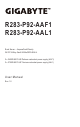 Gigabyte R283-P92-AAF1 User Manual