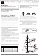 Home Accents Holiday TG90P4972D01 Quick Assembly Instructions