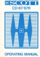 Scott CD-67 Operating Manual