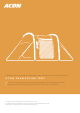 Acon TRAMPOLINE TENT User Manual & Assembly Instructions