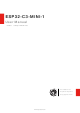 Espressif Systems ESP32--C3--MINI--1 User Manual