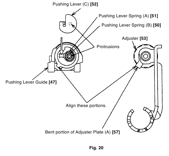Disassembly and Reassembly of the Driving Section - Step 2