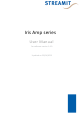 Streamit Iris Amp IBA-250 User Manual