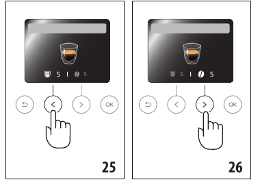 Directly selected coffee-based drinks