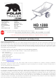 Clam POLAR TRAILER HD 1200 Manual
