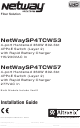 Altronix NetWaySP4TCW57 Installation Manual