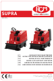 RCm SUPRA E Instruction And Maintenance Handbook