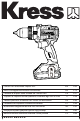 KRESS KUC33.9 Manual