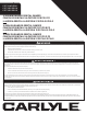 Carlyle CPT316ROS6 Operating Manual