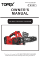 Topex TX221 Owner's Manual