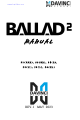 DAVINCI GLIDERS BALLAD2 20 Manual