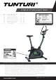 Tunturi CARDIO FIT B35 HEAVY BIKE Assembly Manual