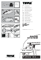 Thule RAPID SYSTEM Kit 1244 Fitting Instructions Manual