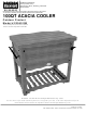 Backyard Discovery 100QT ACACIA COOLER Manual