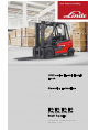 Linde 1252 Series Operating Instructions Manual