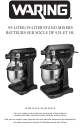 Waring WSM10LTE Manual
