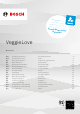 Bosch VeggieLove MUZ5VL1 Information For Use