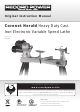 Record Power Coronet Herald Original Instruction Manual