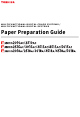 Toshiba e-Studio 2010ac Preparation Manual