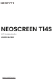 NEOFYTE NEOSCREEN T14S User Manual