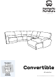 fantastic furniture Convertible CVTMODOP4 1CHA Manual