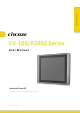 Cincoze CV-112H/P2002 Series User Manual