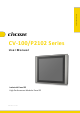 Cincoze CV-W115FH/P2102 Series User Manual