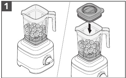 PULSE/ICE CRUSH FUNCTION USAGE - Step 1