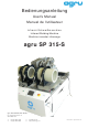 AGRU SP 315-S User Manual