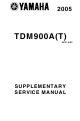 Yamaha TDM900A 2005 Supplementary Service Manual