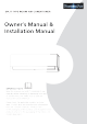 Diamond Air DF2009HMSI2 Owner's Manual & Installation Manual