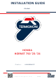 Termignoni H18008040ITC Installation Manual