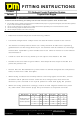 TJM T13 Outback Fitting Instructions Manual