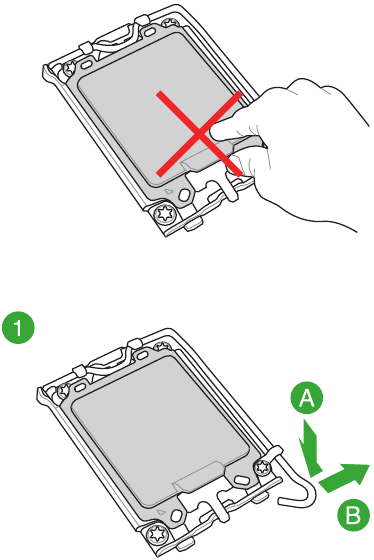 Installing the CPU - Step 1