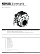 Kohler Command CH740 Service Manual