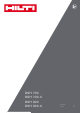 Hilti DSH 900-X40 Original Operating Instructions