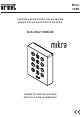 urmet domus MIKRA SCLAK 1086 Installation Handbook