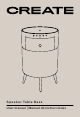 Create Speaker Table Bass User Manual