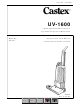 Castex 607446 Operator And Parts Manual