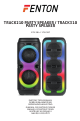 Fenton TRACK210 PARTY SPEAKER Instruction Manual