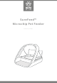 SURE petcare SureFeed Microchip Pet Feeder Manual