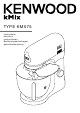 Kenwood kMix KMX750WH Instructions Manual