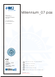 ISA Millennium 07 pas Operator's Manual