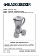 Black & Decker BX500 User Manual