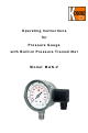 Kobold MAN-V Operating Instructions Manual